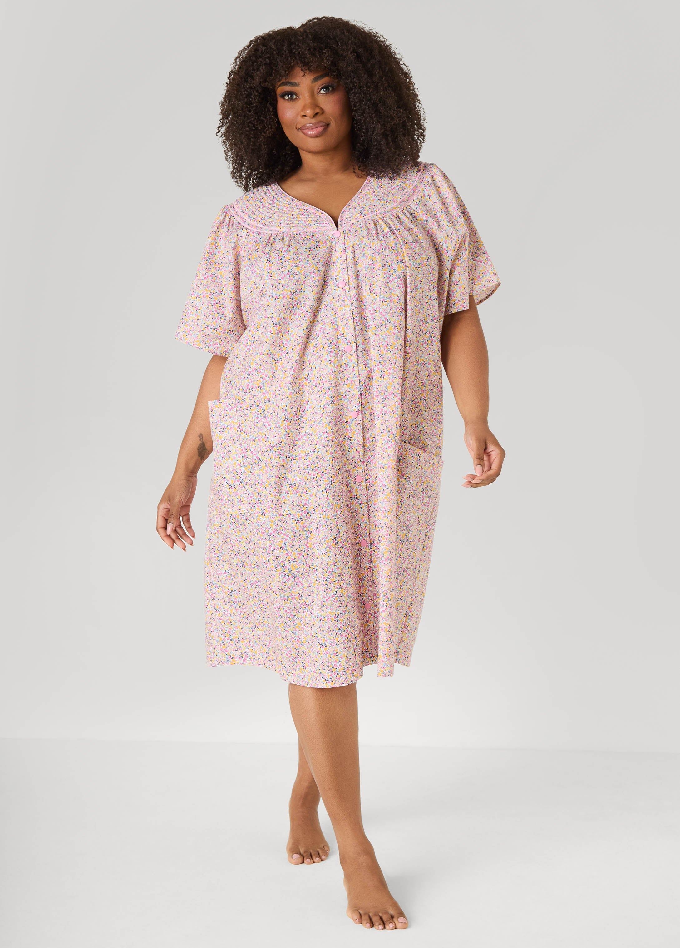 Moon To Noon Floral Sleep Dress
