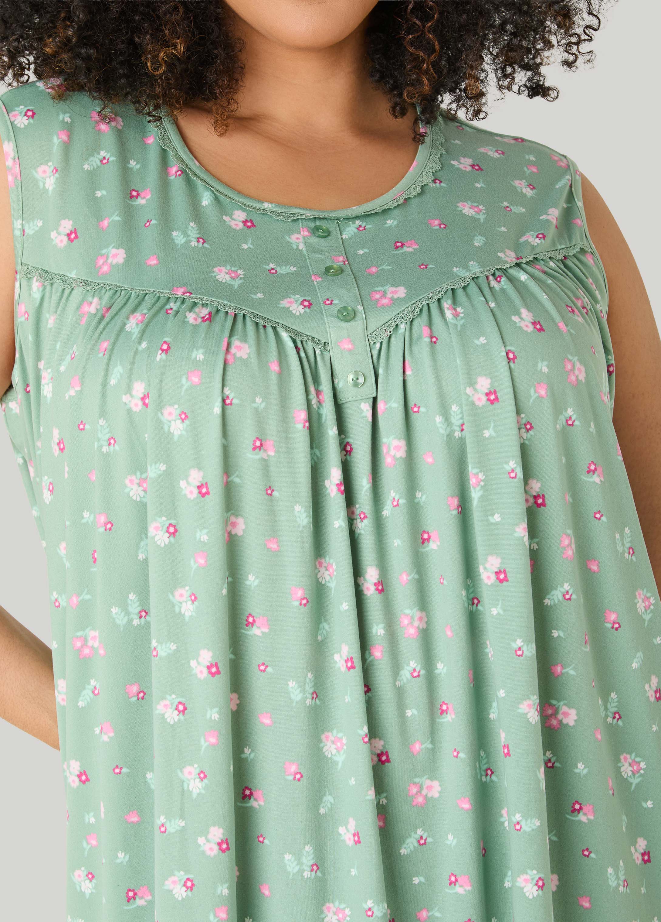Moon To Noon Floral Nightgown