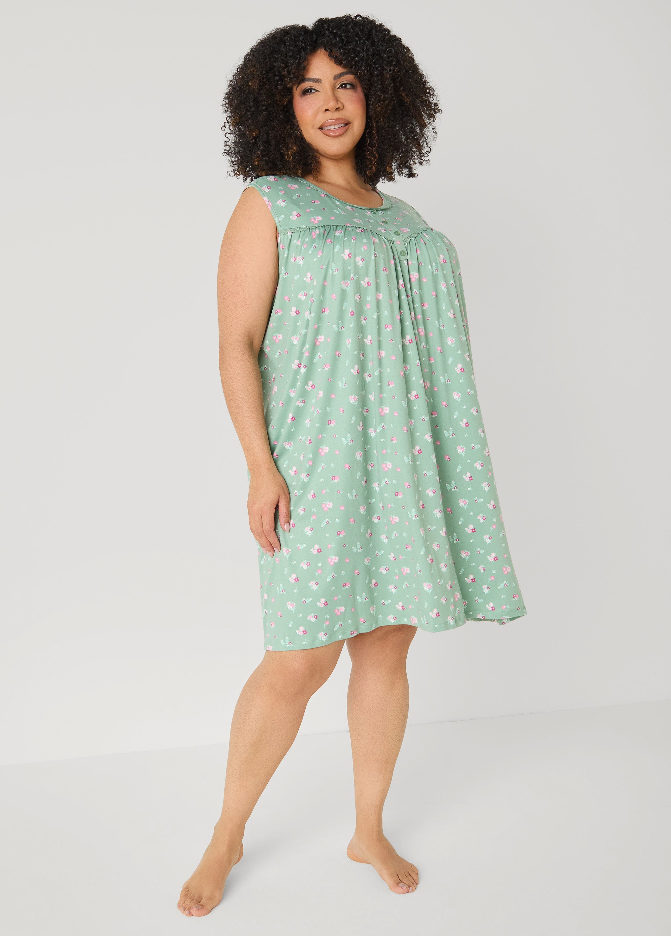 Moon To Noon Floral Nightgown