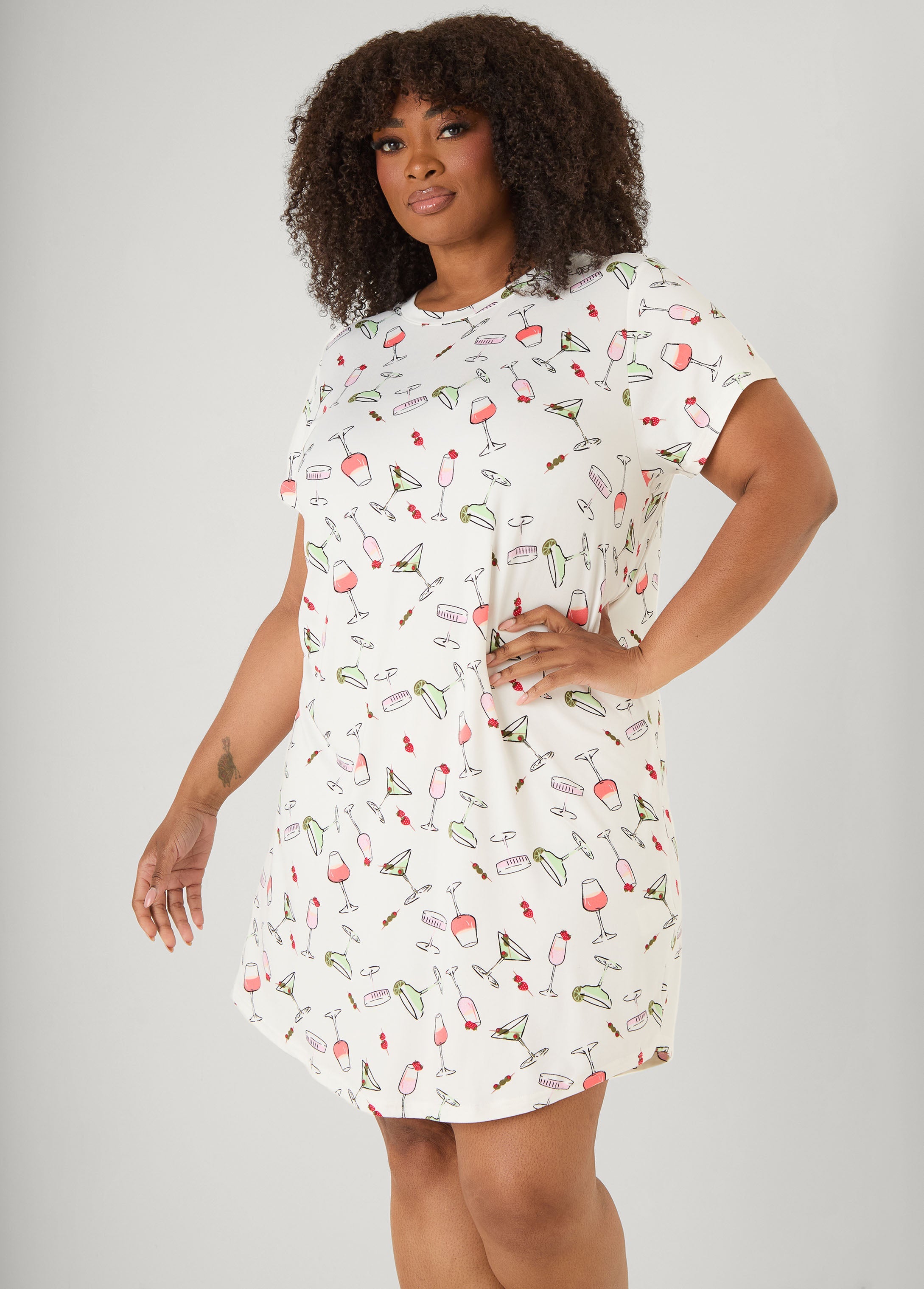 Moon To Noon Wine Sleepshirt