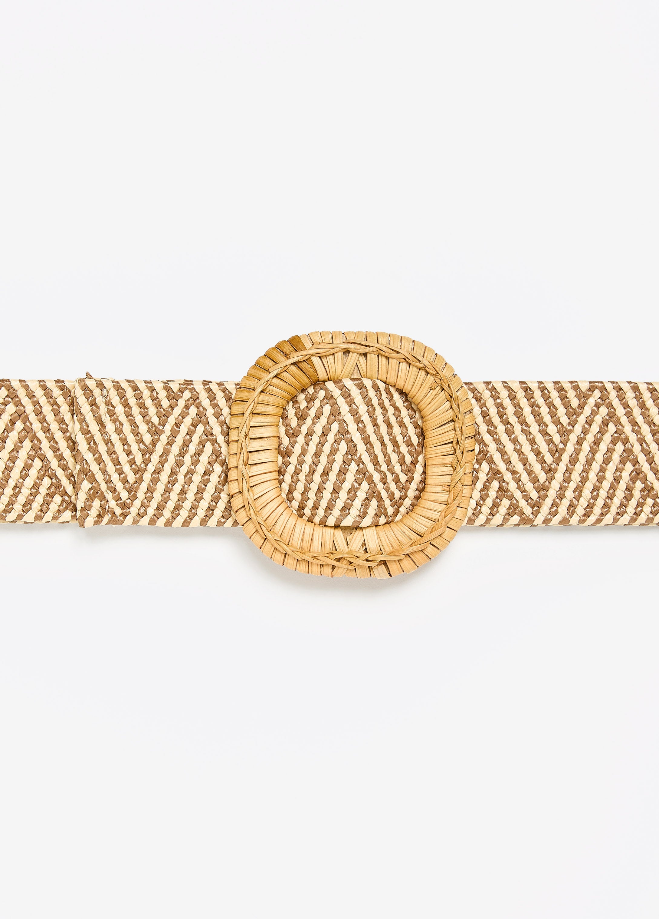 Raffia Stretch Belt