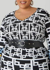 Bull Ring Buckle Stretch Belt