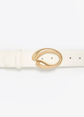 Sculpted Buckled Waist Belt
