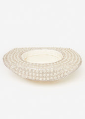 Crystal And Faux Pearl Cowboy Hat