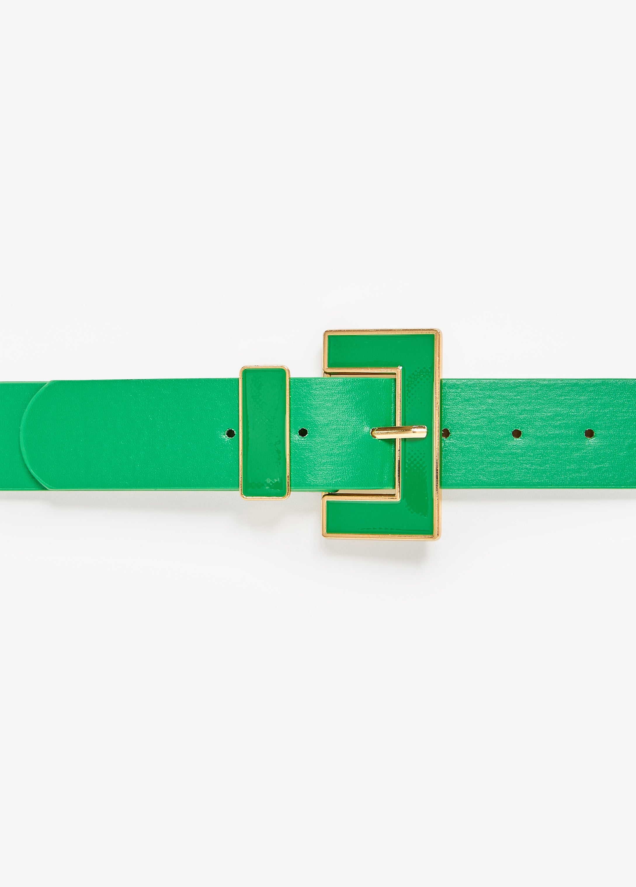 Enamel Buckle Pants Belt