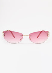 Ombre Rimless Glasses