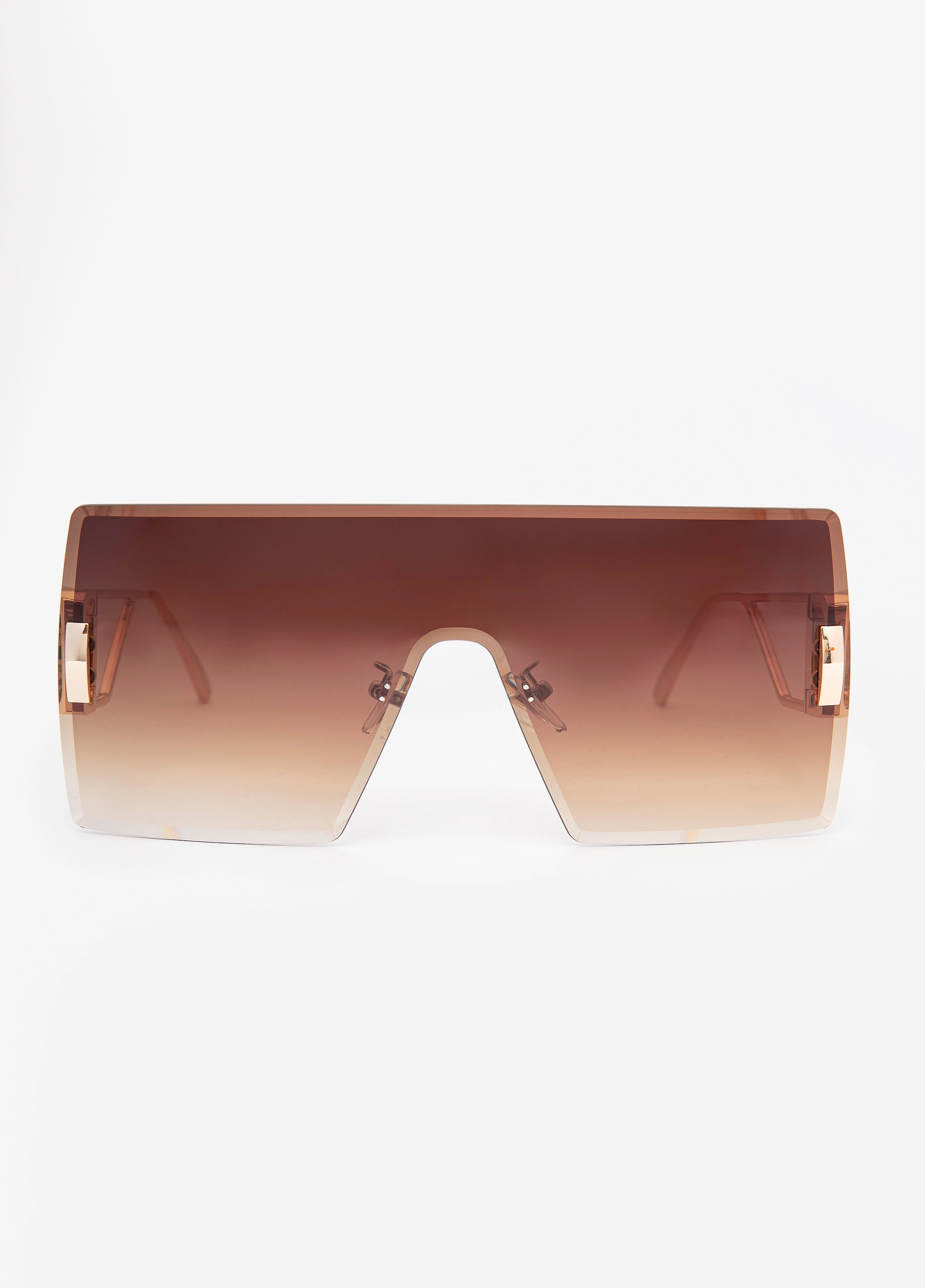 Rimless Shield Sunglasses