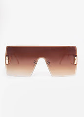 Rimless Shield Sunglasses