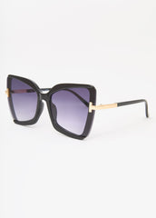 Tinted Square Frame Sunglasses