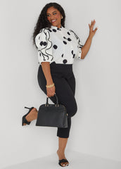 Textured Faux Leather Satchel