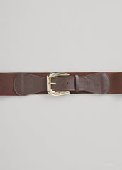 Hammered Silver Buckle Belt