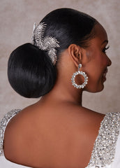 Crystal Leaf Bridal Headpiece