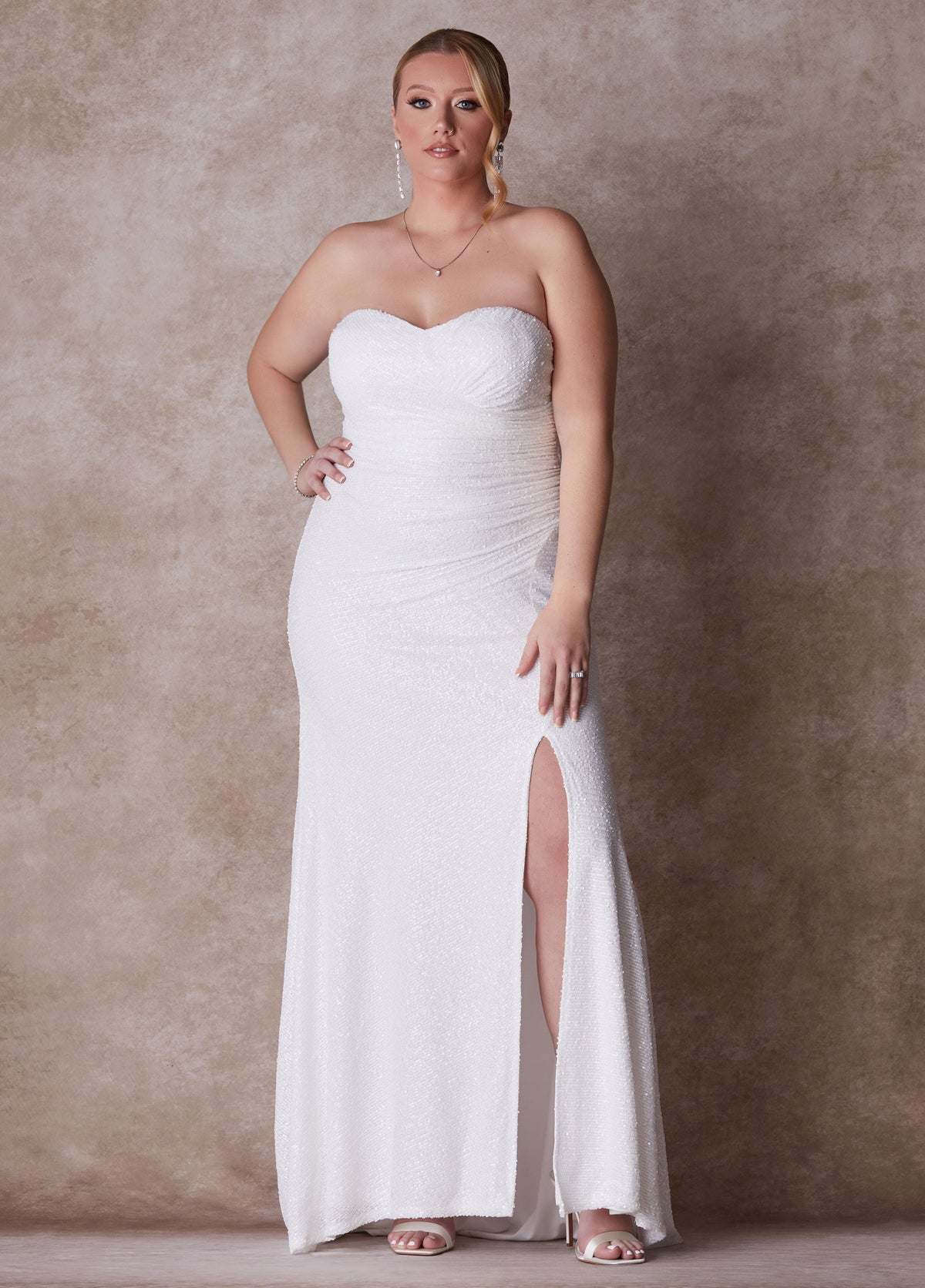 The Ella Strapless Wedding Gown