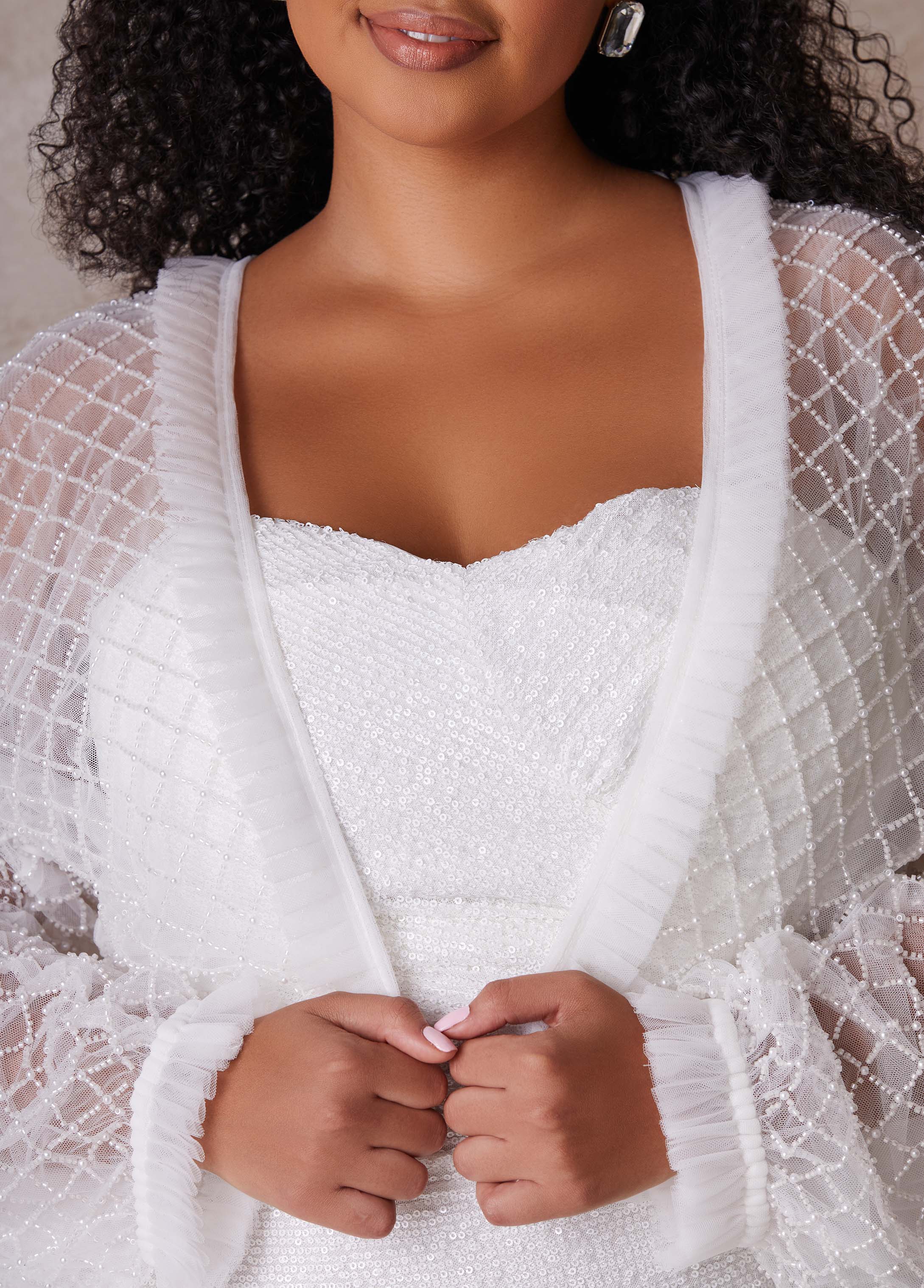Beaded Bridal Jacket