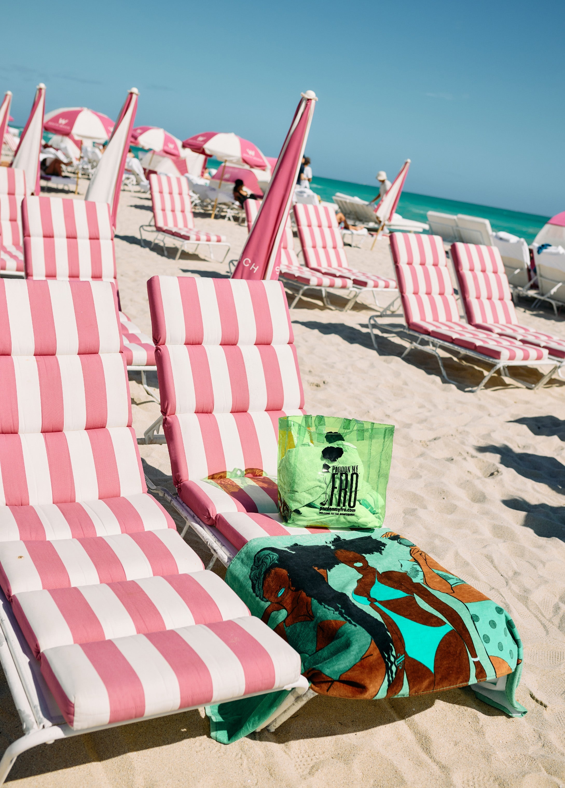 Pardon My Fro™ Summer Beach Towel