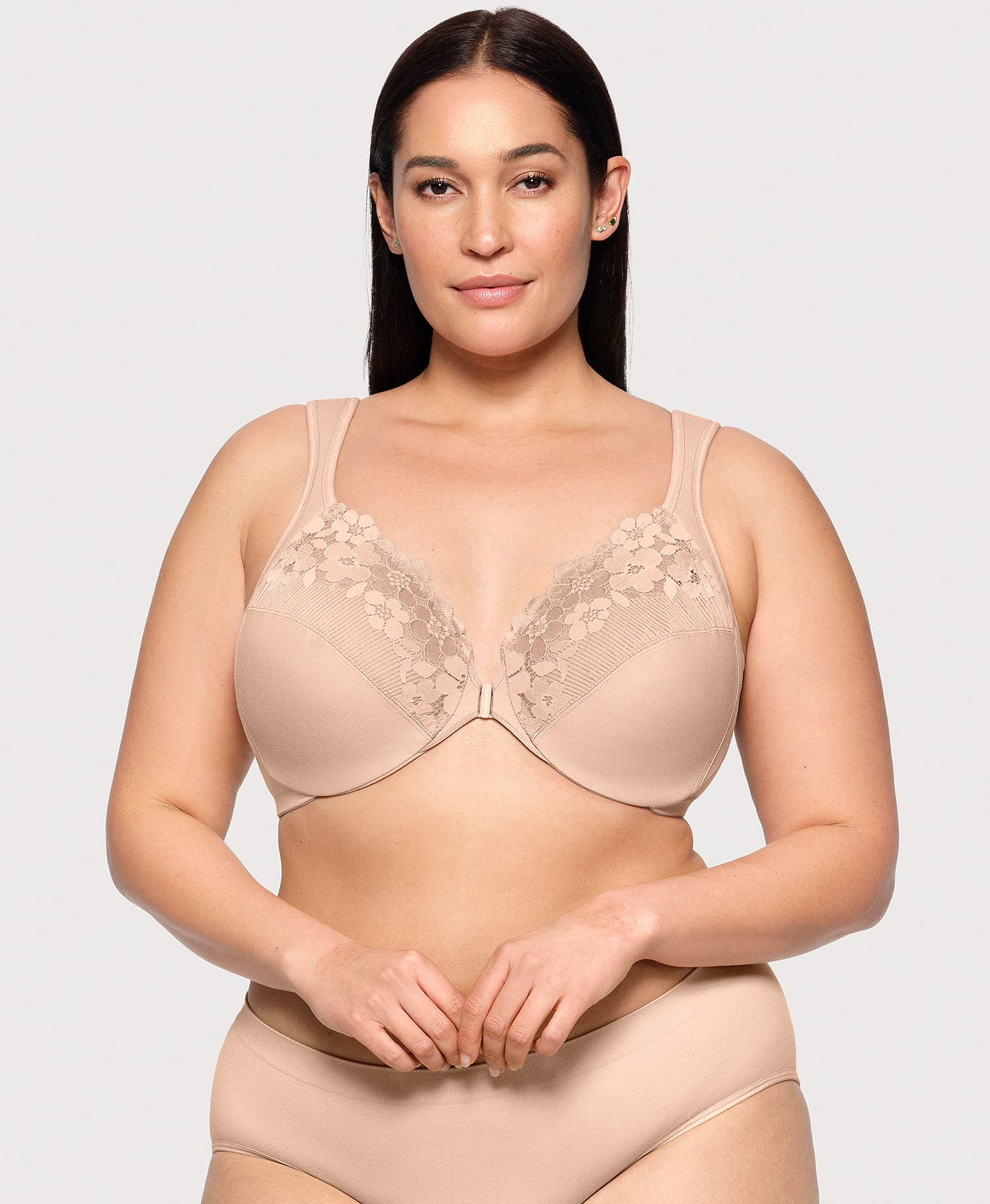 Front-Closure Cotton WonderWire Bra