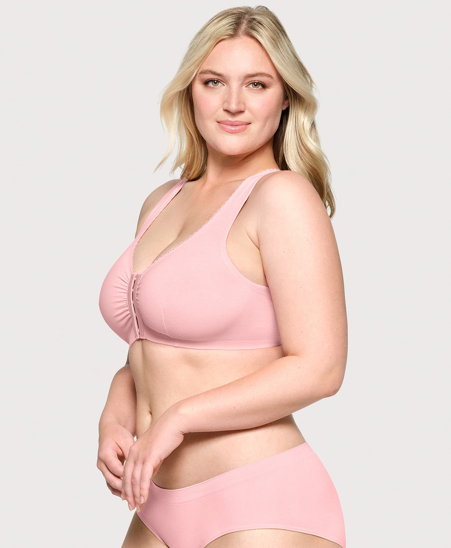 T Back Lace Panel Comfort Bra
