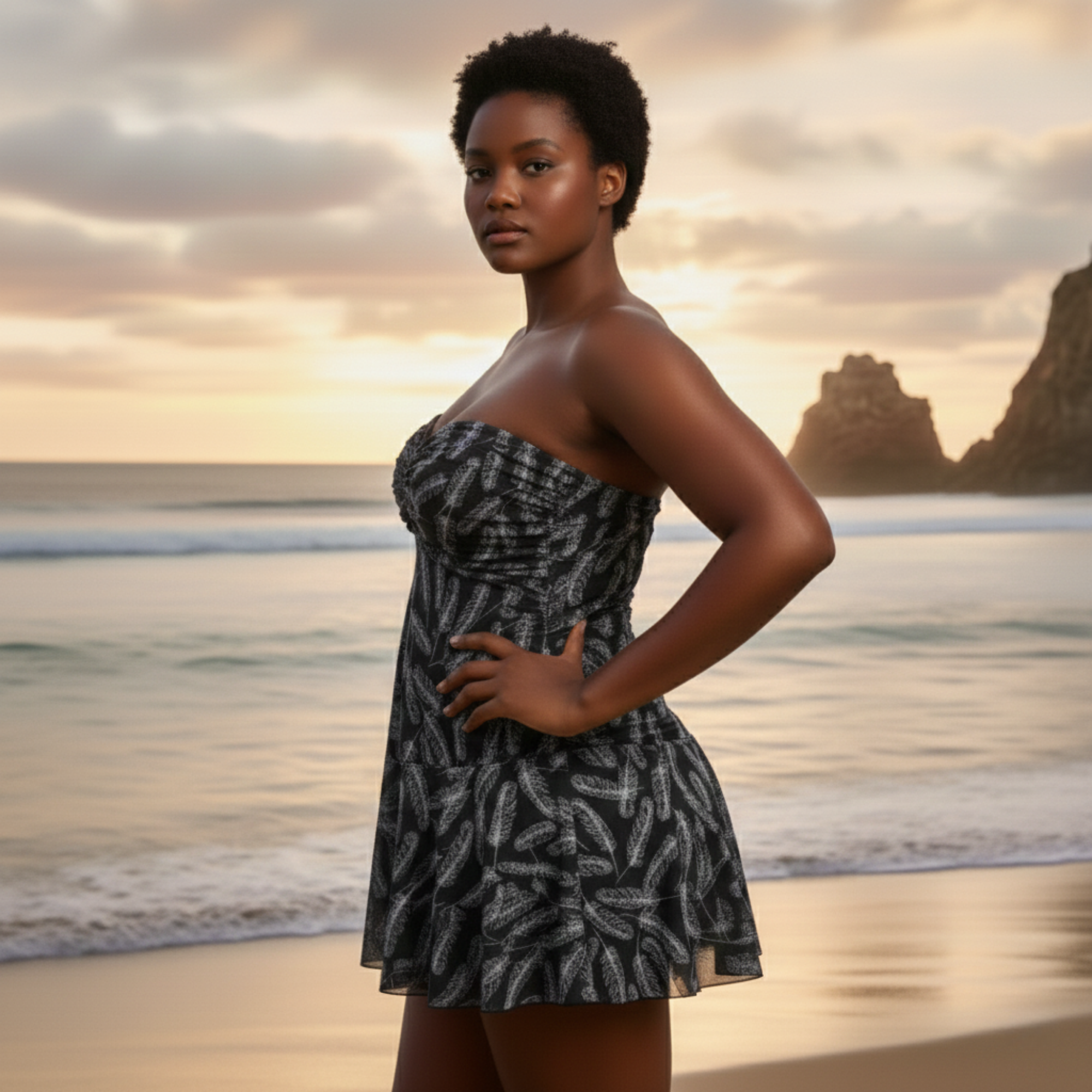InstantFigure Feathers Swimdress