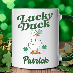 Lucky Duck St Patricks Day Mug