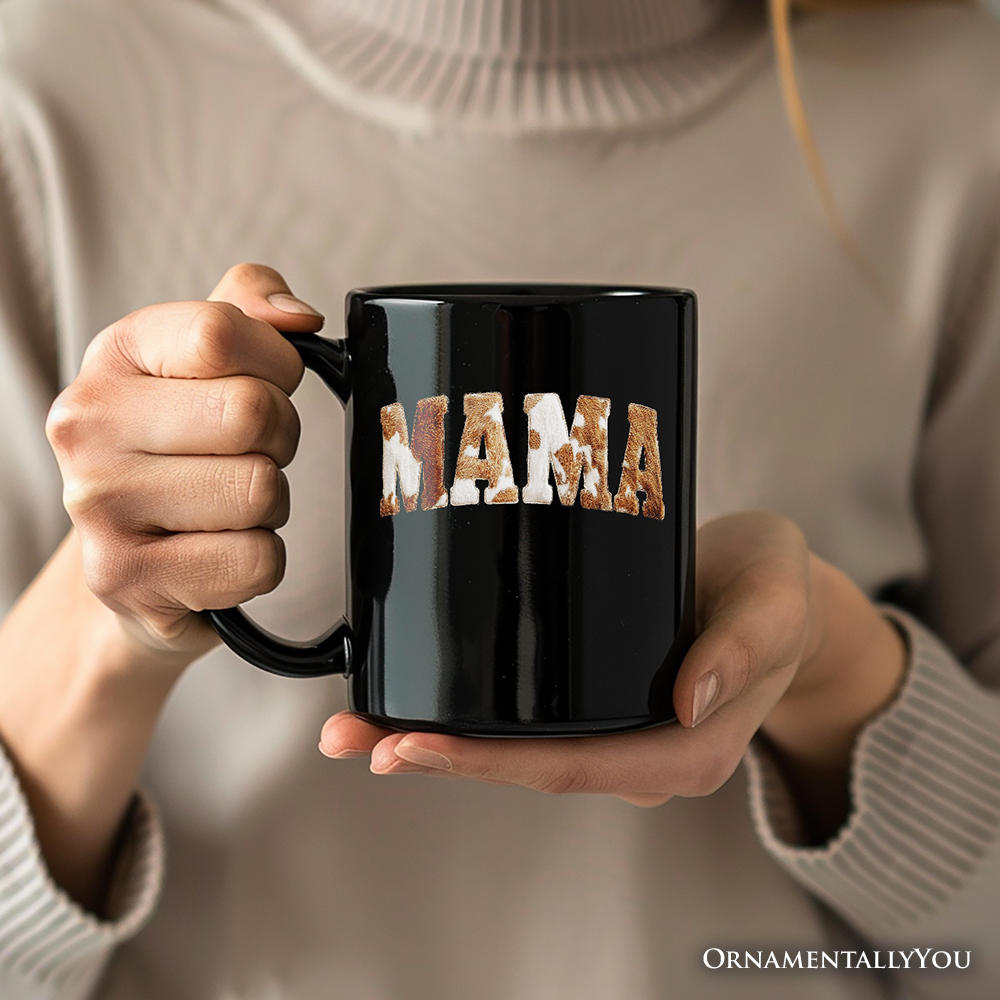 Cow Print Mama Ceramic Mug