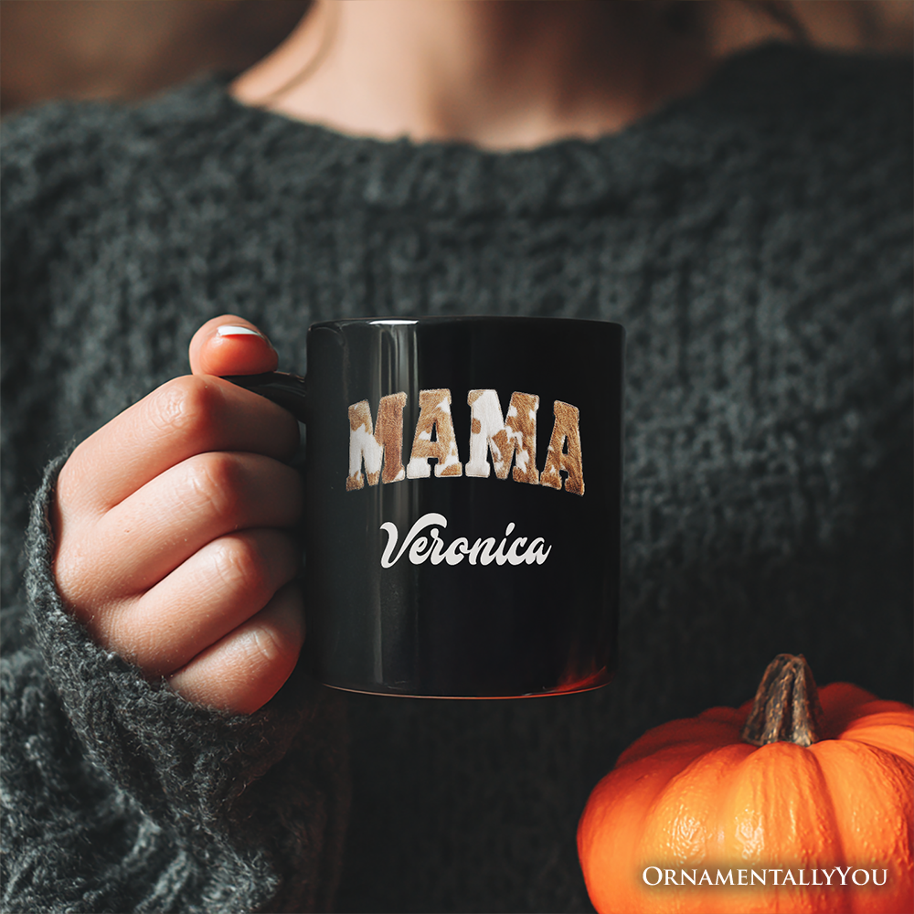 Cow Print Mama Ceramic Mug