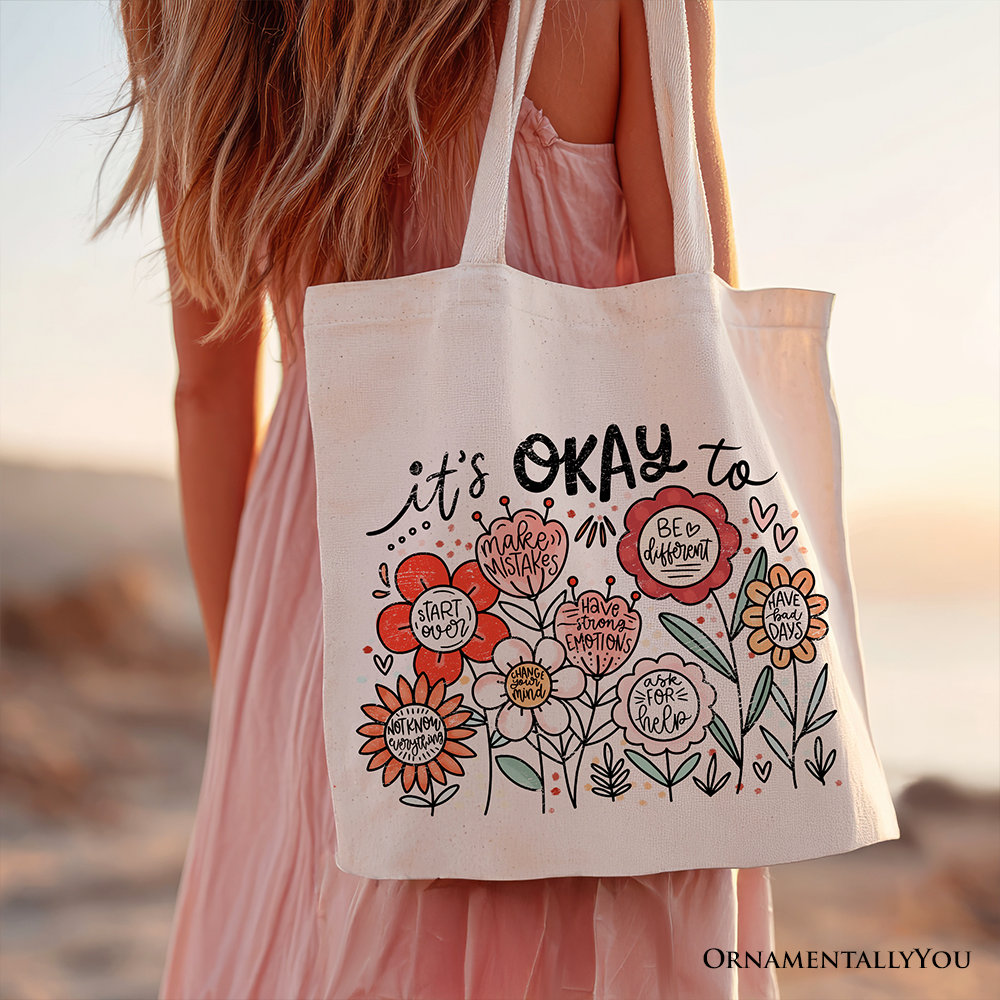 Its Okay Canvas Tote Bag