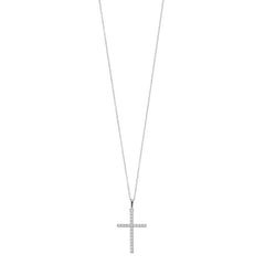 0.25 Carat Cross Lab Grown Diamond Necklace