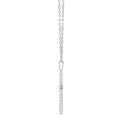 0.25 Carat Cross Lab Grown Diamond Necklace