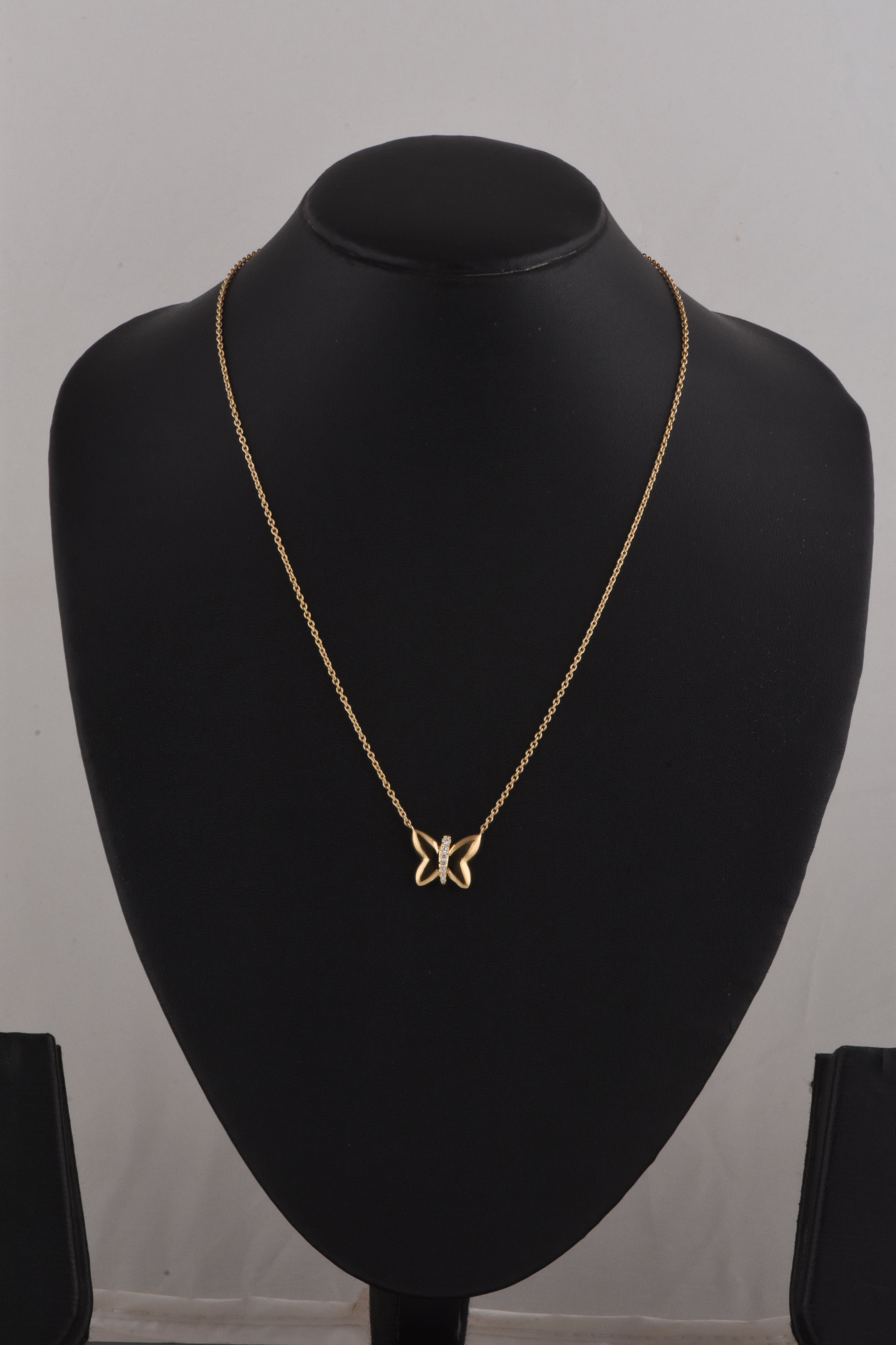 0.10 Carat Lab Grown Diamond Butterfly Necklace