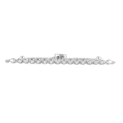 0.25 Carat Sterling Silver Lab Grown Diamond Bolo Bracelet