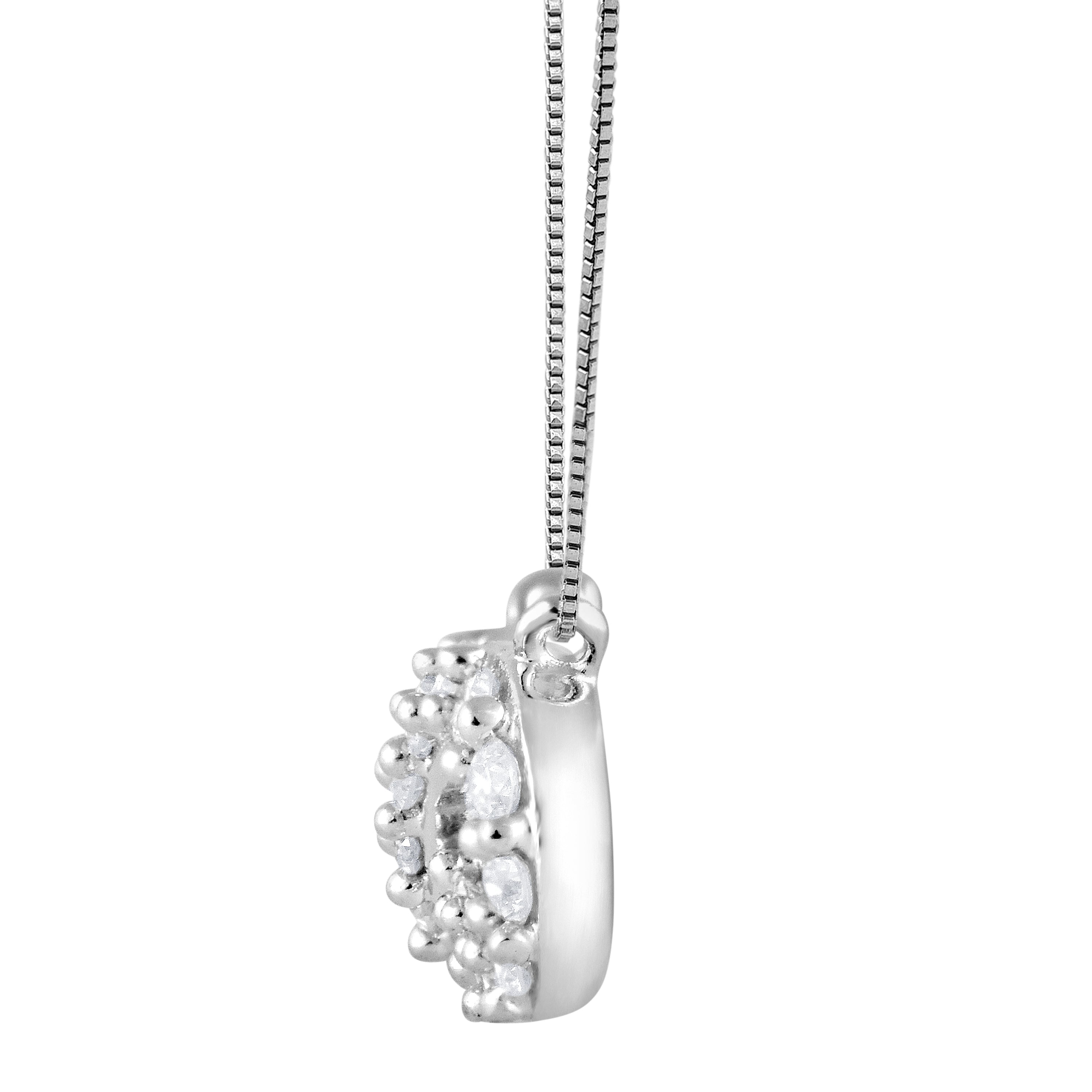 0.20 Carat Lab Grown Diamond Infinity Pendant Necklace