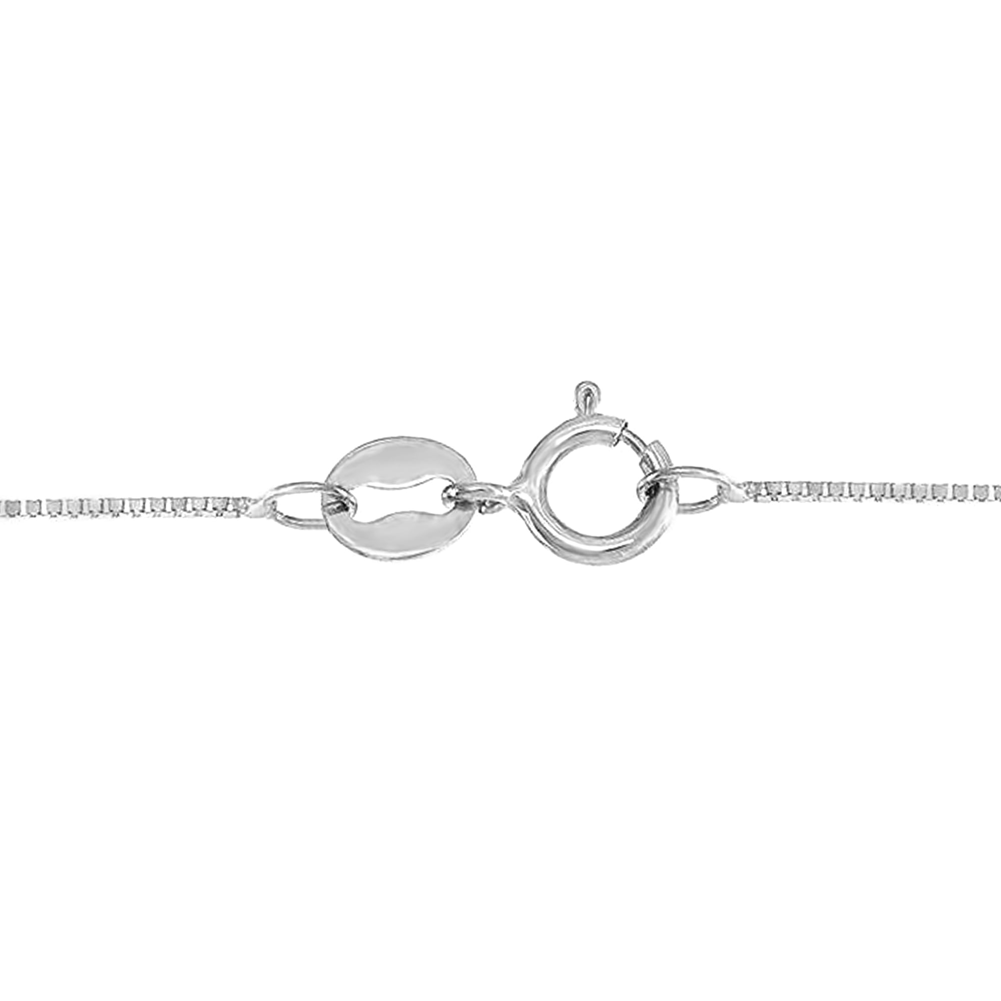 0.75 Carat Lab Grown Round Solitaire Diamond Pendant Necklace In Sterling Silver