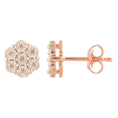 0.25 Carat Cluster Lab Grown Diamond Stud Earrings