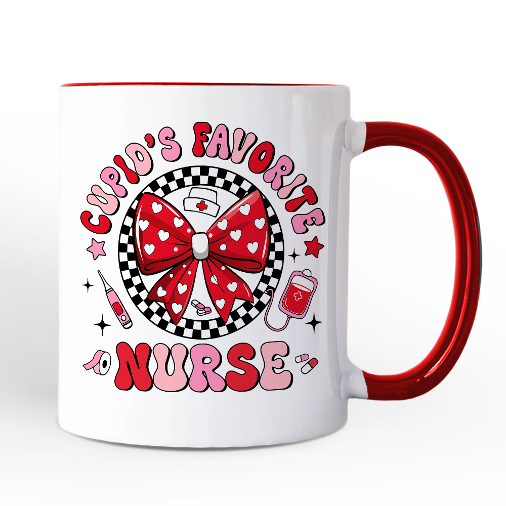 Cupids Favorite Nurse Mug
