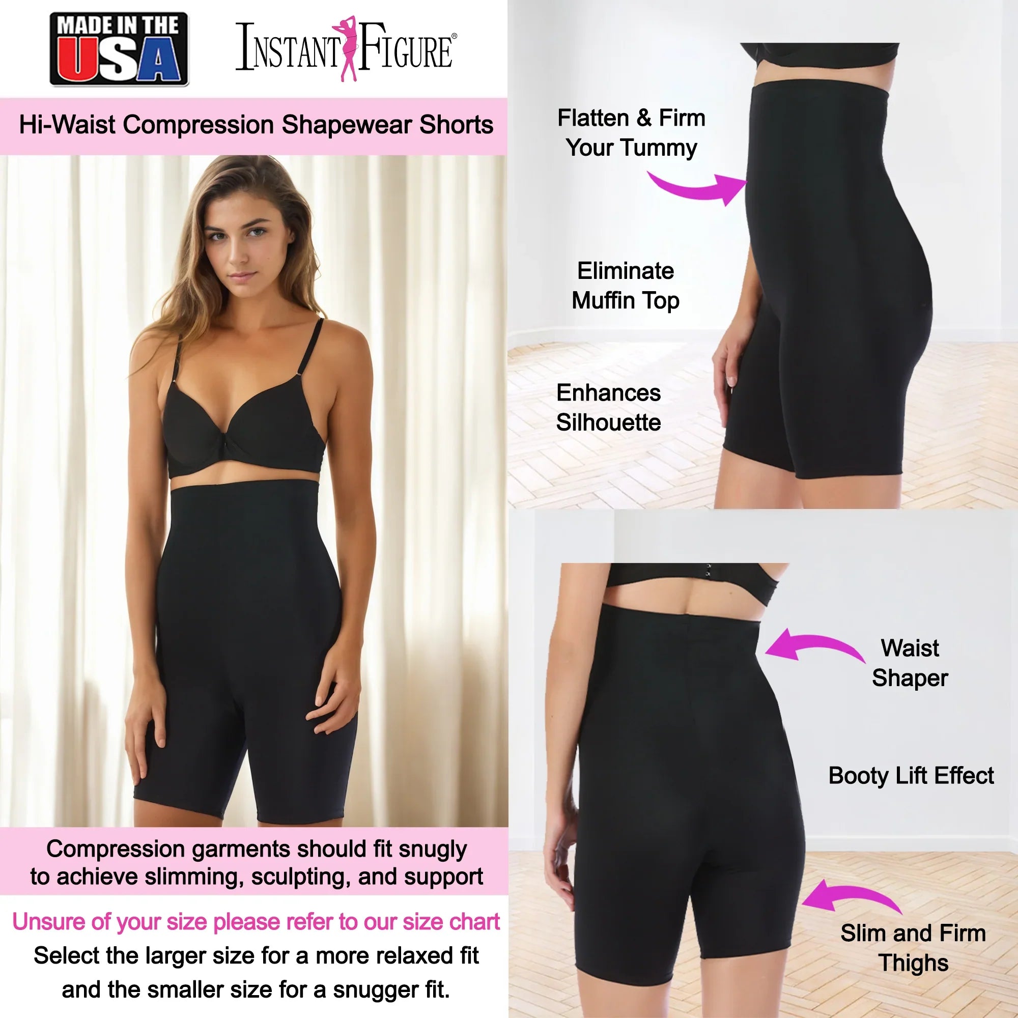 InstantFigure Compression Shorts