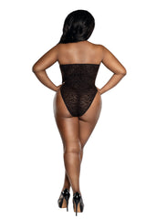 Dreamgirl Leopard Mesh Teddy